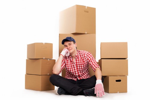 Commercial relocation logistics in Lowerclapton street